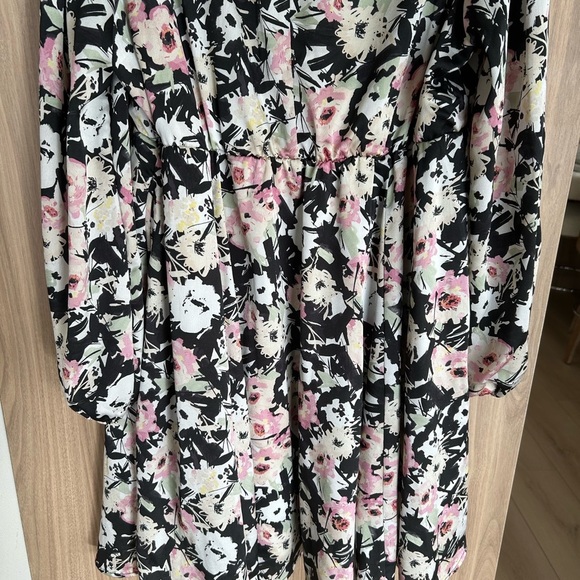 New Torrid 3 Mini Bubble Charmeuse Floral Babydoll Dress 14-16 1x lined silky - Picture 15 of 15